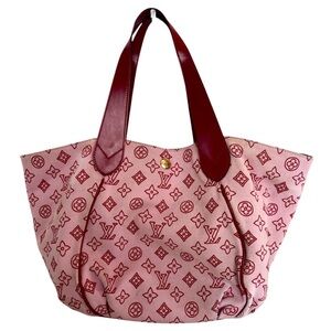 Louis Vuitton Monogram Red Canvas Cabas Ipanema
